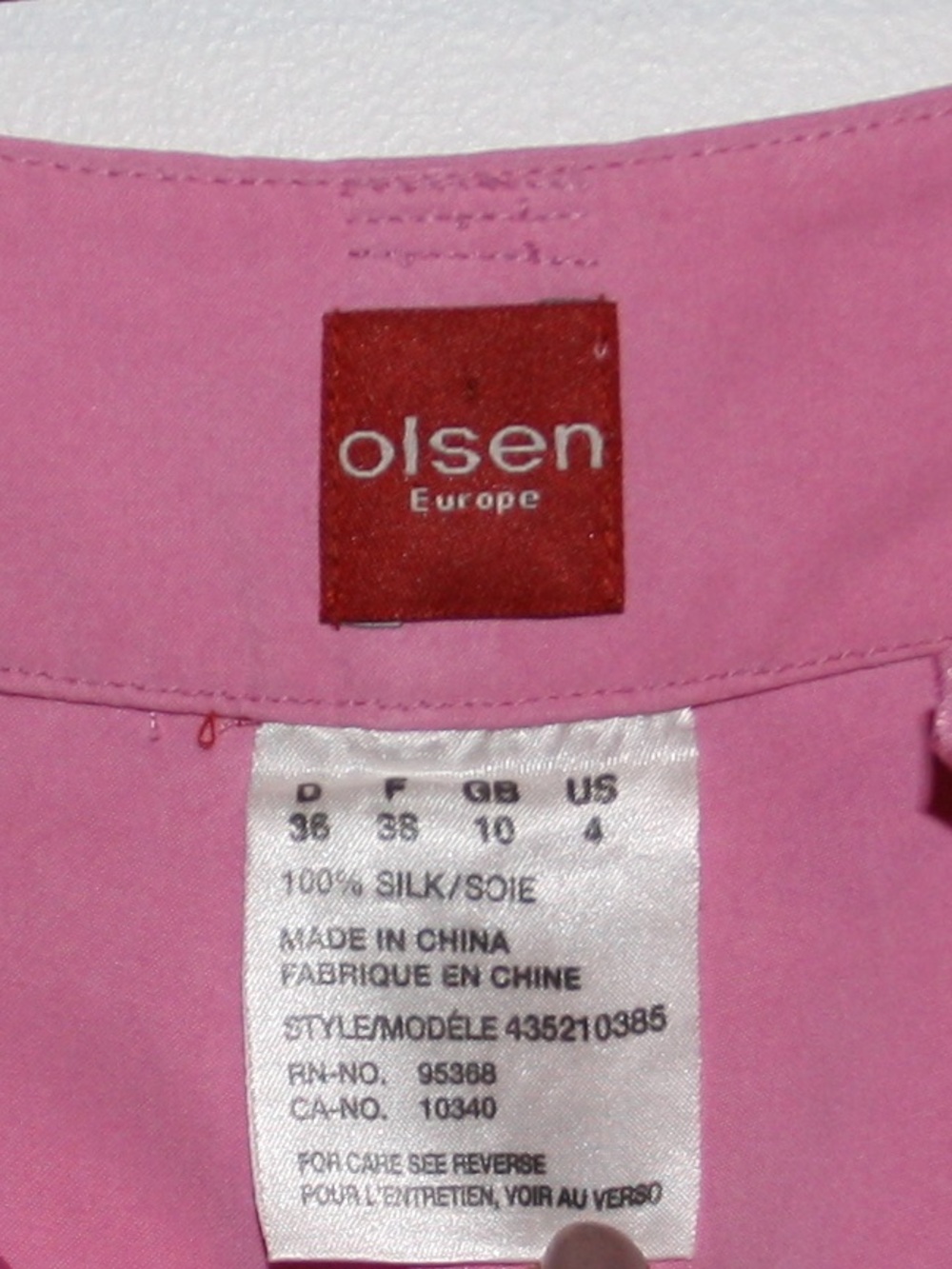 Vintage Silk Pink Pants Size 4 - Picture 12 of 12